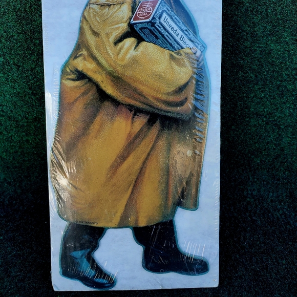 Uneeda Biscuit Sign National Nabisco Reproduction 1991 17" CardBoard Display - Picture 3 of 9